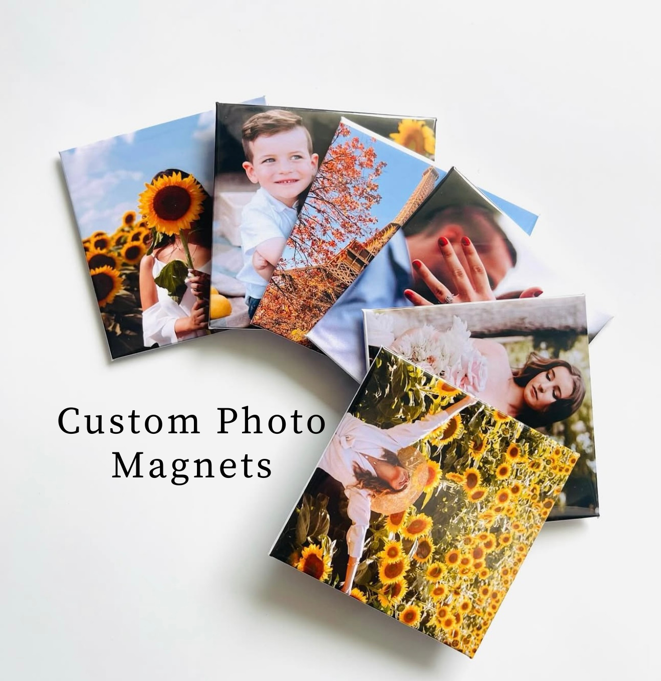 Custom Photo Magnets - Set of 9