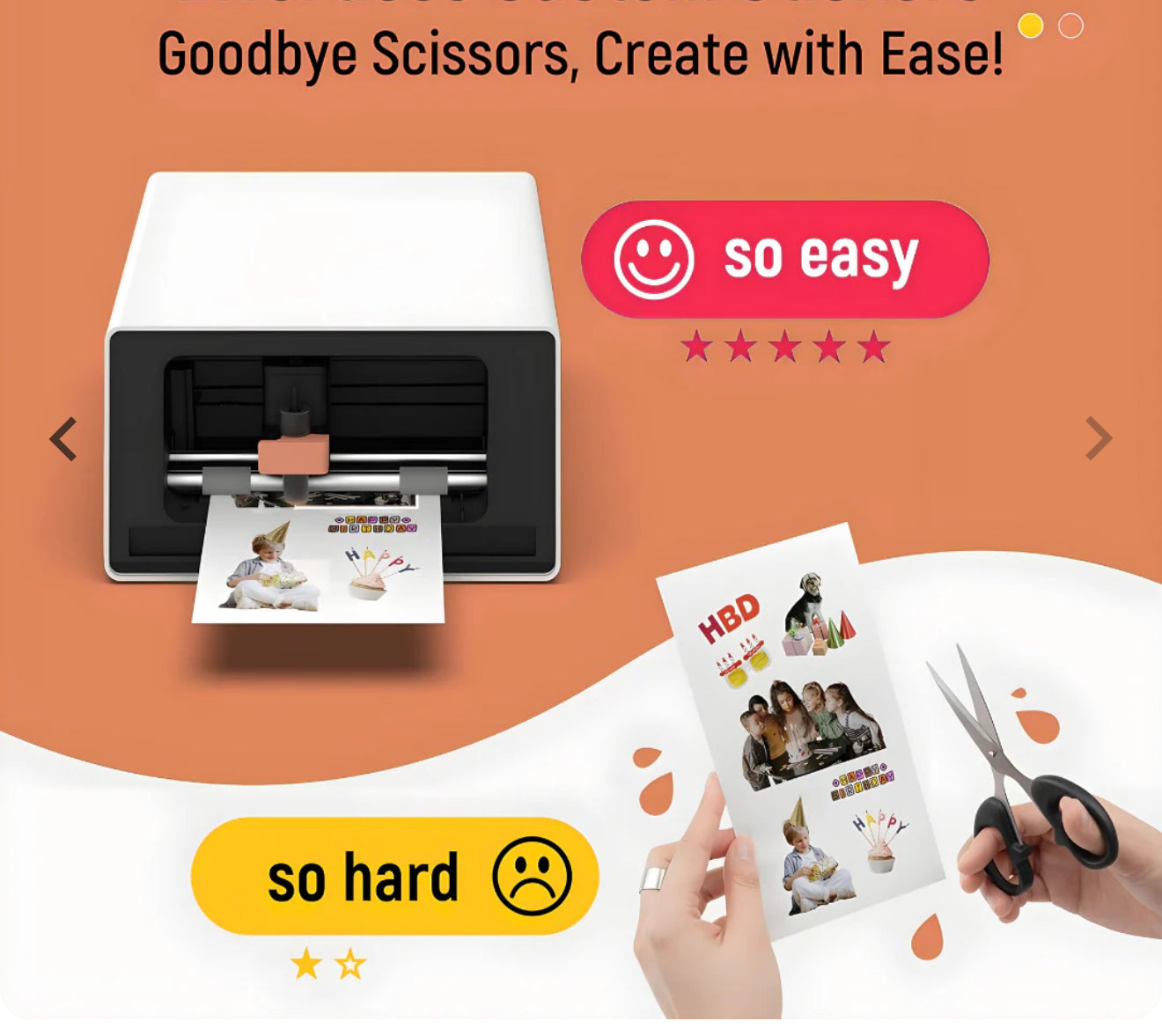 Kavio PrintX Mini sticker printer&cutter.