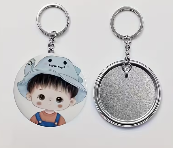Customized 58mm/ 2.25 Inch Button Maker Keychains.