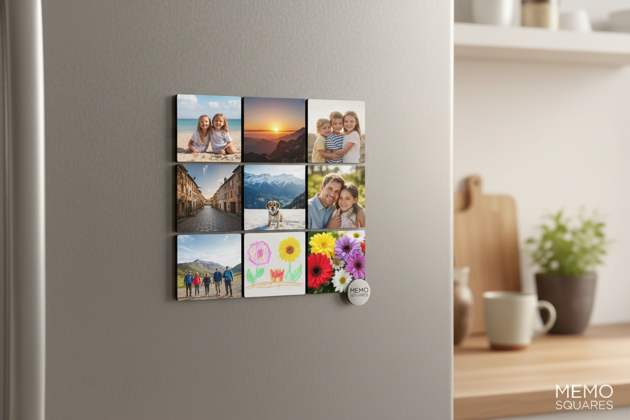 Custom Photo Magnets - Set of 9