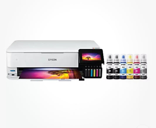 Epson EcoTank Photo ET-8550 SuperTank Wide-Format Wireless Inkjet All-In-One Color Printer