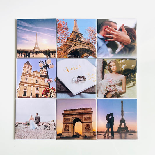 Custom Photo Magnets - Set of 9