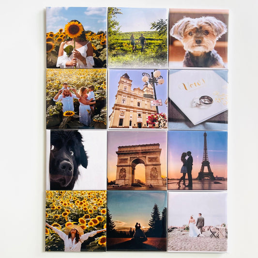 Custom Photo Magnets - Set of 12